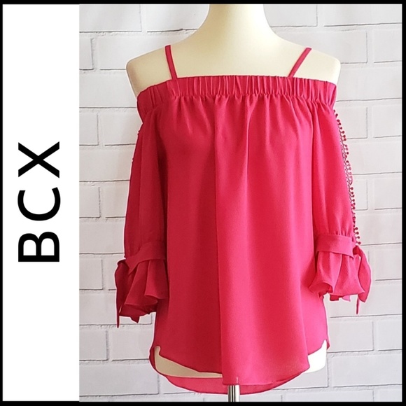 BCX Tops - NWT BCX Off-the-Shoulder Top w/Cut Out Sleeves